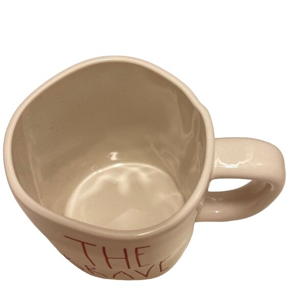 Rae Dunn Artisan Collection "The Brave" Patriotic Ceramic Coffee Mug 16 Oz Off-W - Picture 3 of 3